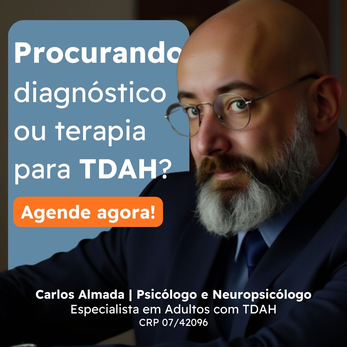Carlos Almada - Psicólogo especialista em TDAH